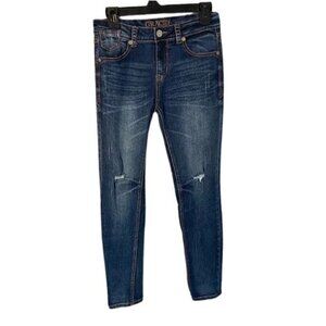 Grace in LA Easy Fit Jeans Women's Size 27 (27 x 30) Mid Rise Straight Leg